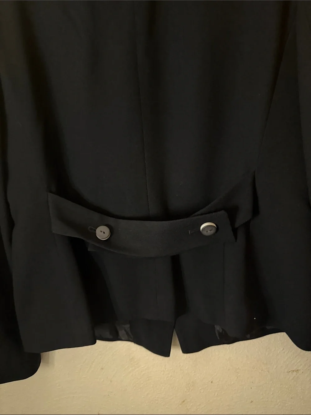 Dior  vintage Black Women's Tailored Blazer with Button Front
